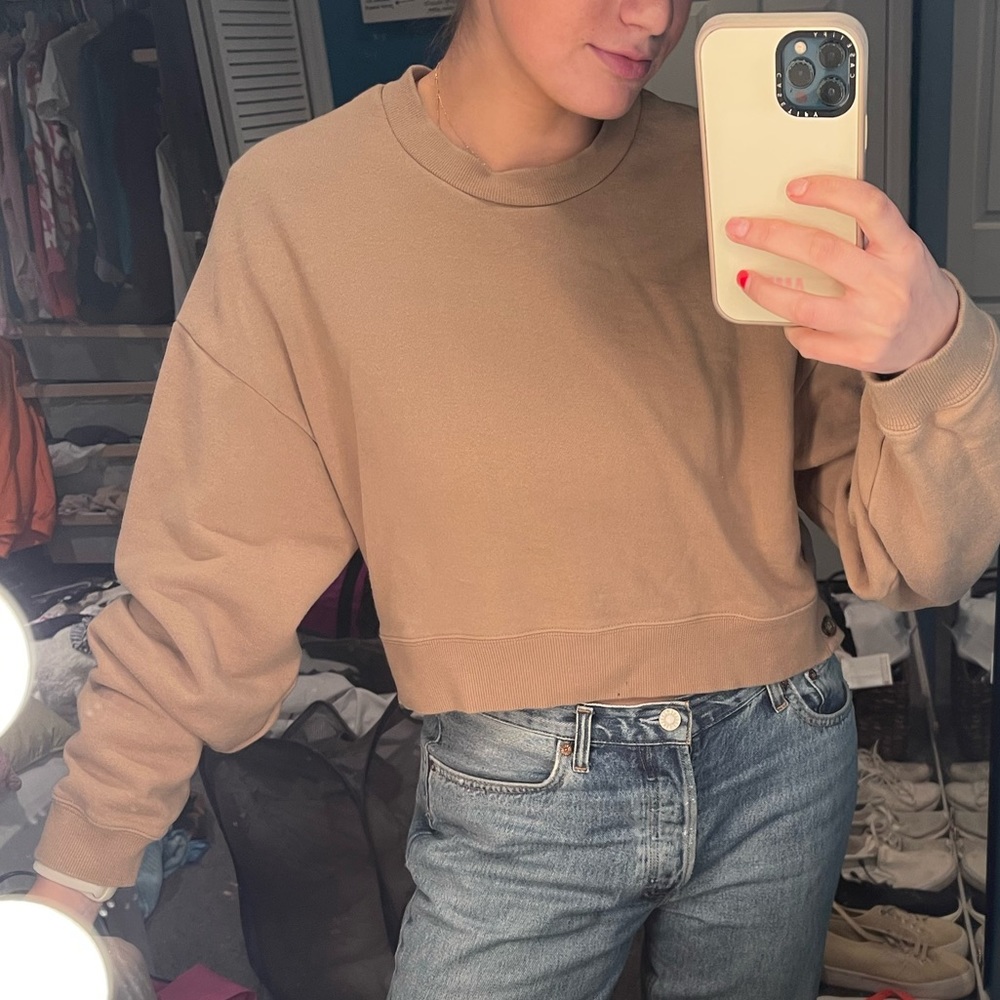 Amuse Society Cropped Sweater